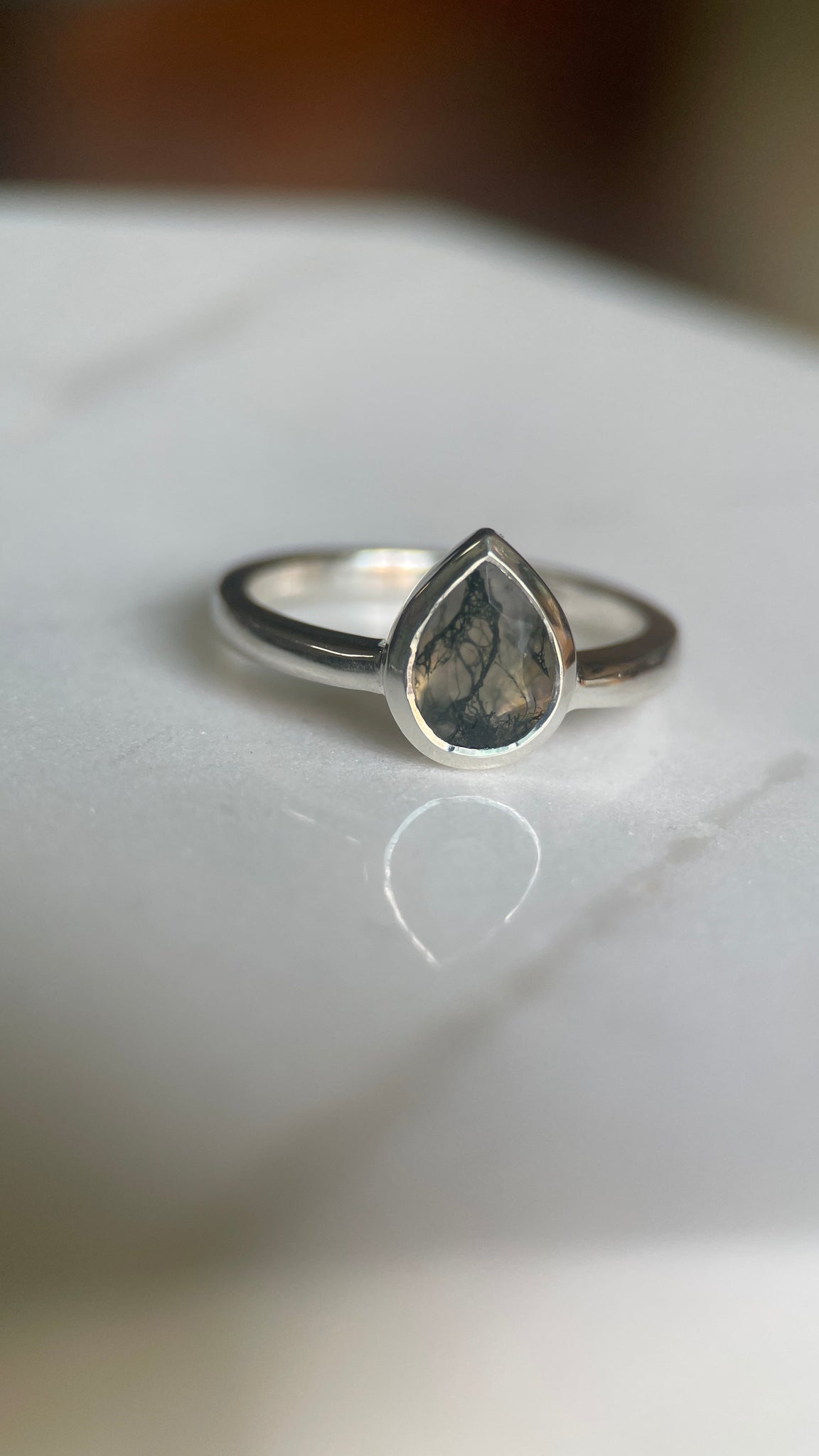 ELOWEN II MOSS AGATE-Rings-Corkysaintclair Melbourne