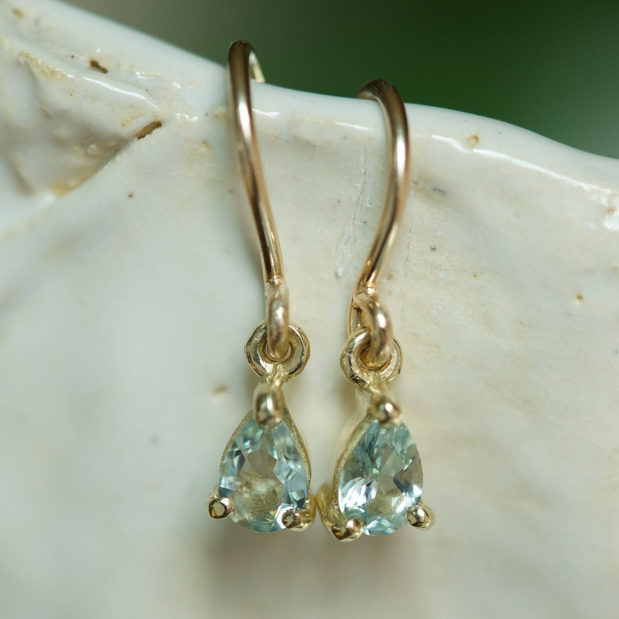 GAIUS II AQUAMARINE-Earrings-Corkysaintclair Melbourne