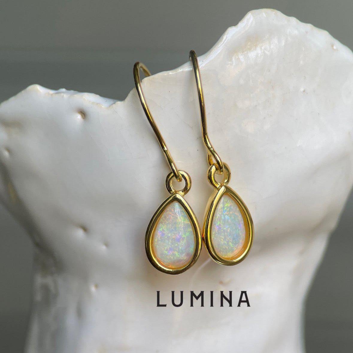 LUMINA VI OPAL-Earrings-Corkysaintclair Melbourne