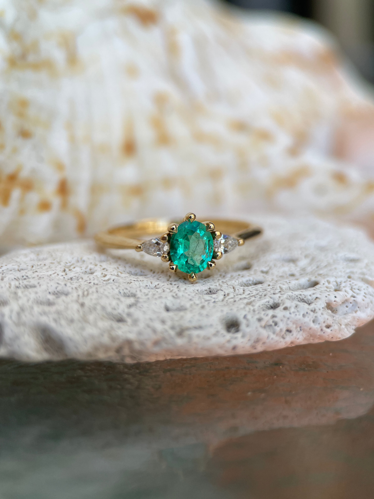 PEREGRINE II EMERALD-Rings-Corkysaintclair Melbourne