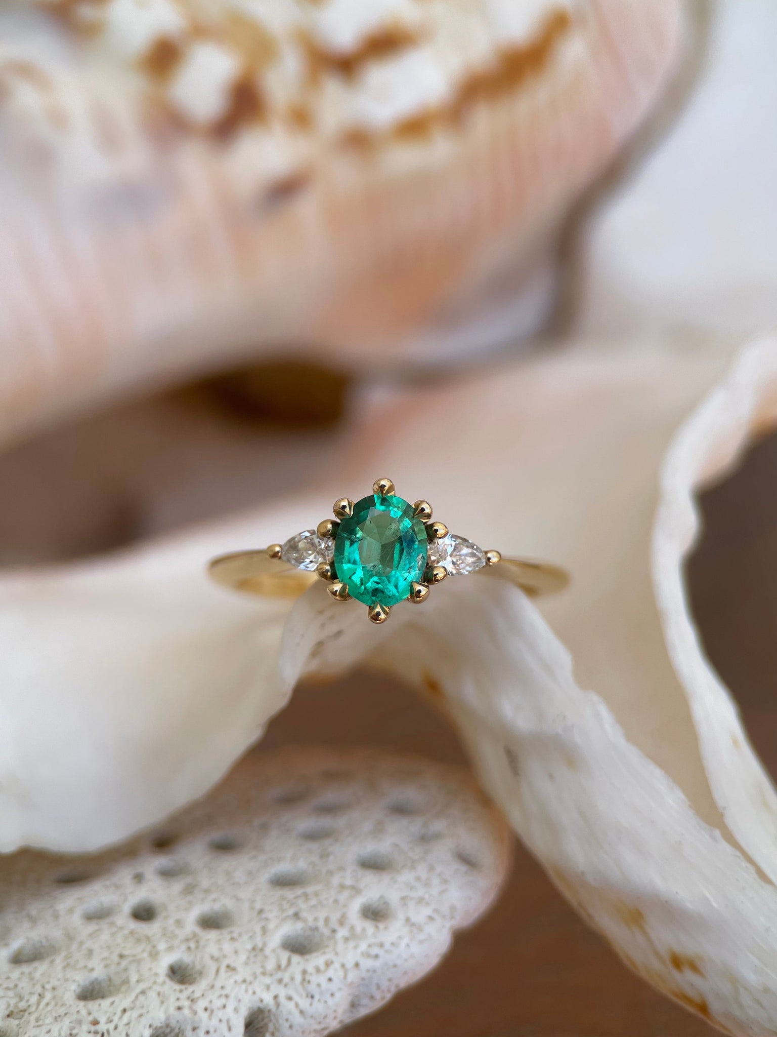 PEREGRINE II EMERALD-Rings-Corkysaintclair Melbourne