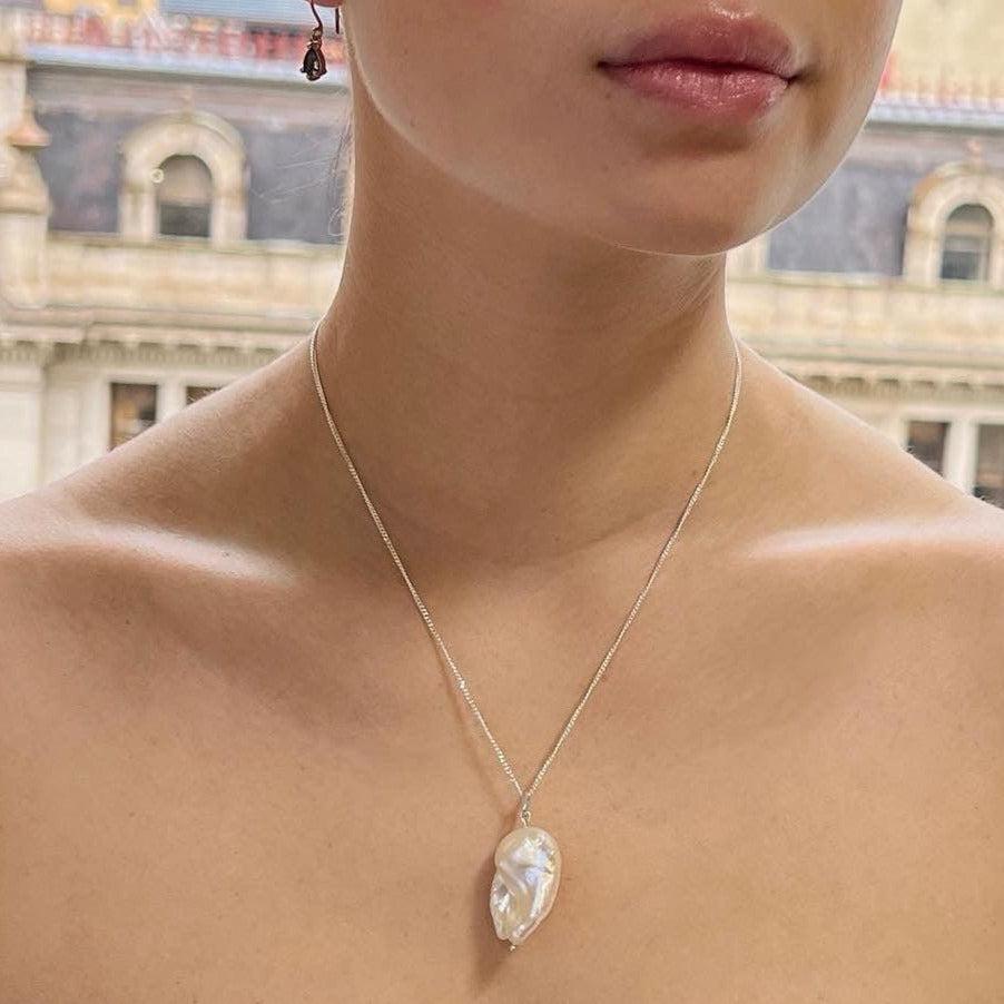 VESPER III PEARL-Necklaces-Corkysaintclair Melbourne